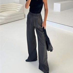 Princess Polly archer pants - slate